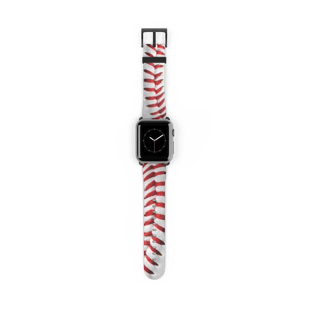 Printify Baseball Seam Apple Watch Band Accessories 3 Printify Baseball Seam Apple Watch Band Accessories