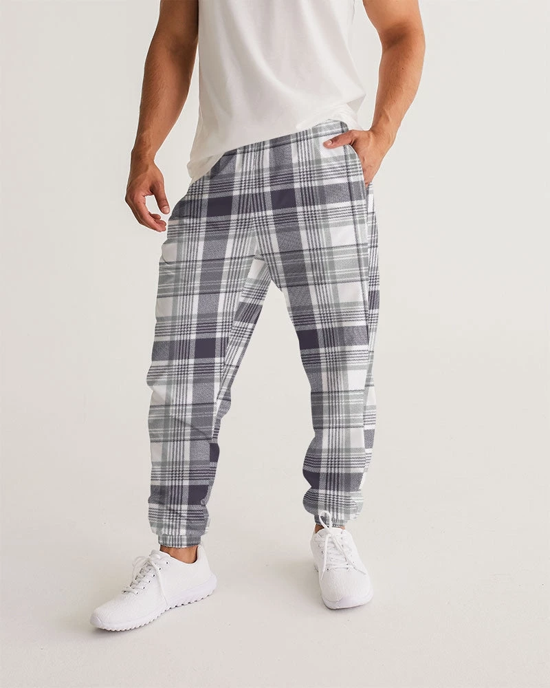 Harlow & Lloyd Black & White Tartan Check Lightweight Men's Track Pants Pants & Joggers 4 Harlow & Lloyd Black & White Tartan Check Lightweight Men's Track Pants Pants & Joggers