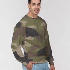 Harlow & Lloyd Woodland Camo Men's French Terry Pullover Sweatshirt Sweatshirts & Pullovers 13 Harlow & Lloyd Woodland Camo Men's French Terry Pullover Sweatshirt Sweatshirts & Pullovers