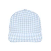 Harlow & Lloyd Accessories Baby Blue Large Houndstooth Cap