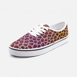 Harlow & Lloyd Vivid Cheetah Low Cut Canvas Shoes