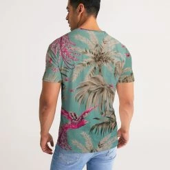 Harlow & Lloyd Vintage Bird & Tropical Palm Men's Tee