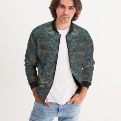 Harlow & Lloyd Jackets Peacock & Dragon Men's Bomber Jacket