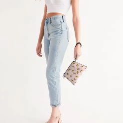 Harlow & Lloyd Pink Leopards Wristlet Bags