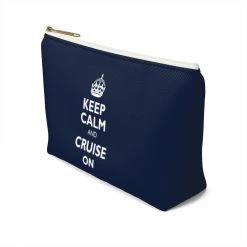 Printify Keep Calm & Cruise On Accessory Pouch Accessories