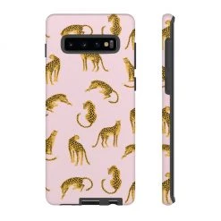Printify Accessories Pink Leopards Tough Phone Case