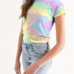 Harlow & Lloyd T Shirts & Tanks Pastal Smash Tie Dye Women's Tee