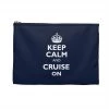 Printify Keep Calm & Cruise On Accessory Pouch Accessories
