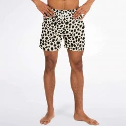 Subliminator Men Cheetah Print Swim Shorts