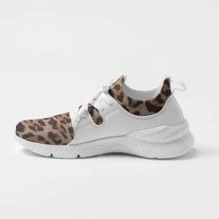 Harlow & Lloyd Shoes Leopard Print Women's Flyknit Sneaker