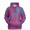 Subliminator Red Blue Flame Unisex Hoodie Hoodies 1 Subliminator Red Blue Flame Unisex Hoodie Hoodies