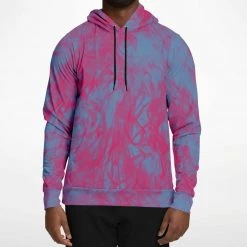 Subliminator Red Blue Flame Unisex Hoodie Hoodies