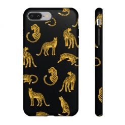 Printify Black Leopards Tough Phone Case