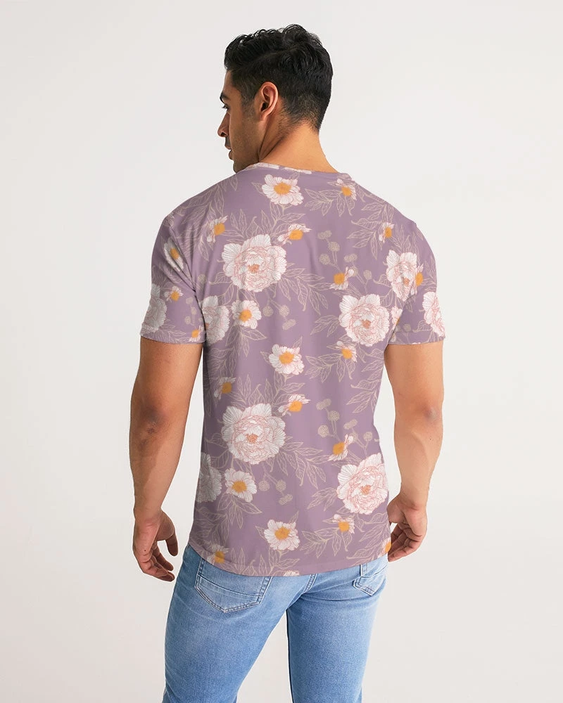 Harlow & Lloyd T Shirts & Tanks Orange Peonies Floral Rose Men's Tee 8 Harlow & Lloyd T Shirts & Tanks Orange Peonies Floral Rose Men's Tee