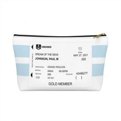 Printify Accessories Personalized Cruise ID Accessory Pouch