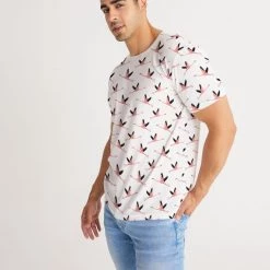 Harlow & Lloyd Flying Flamingos Men's Tee T Shirts & Tanks