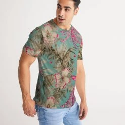 Harlow & Lloyd Vintage Bird & Tropical Palm Men's Tee