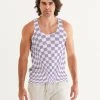Harlow & Lloyd T Shirts & Tanks Purple Check Men's Tank 2 Harlow & Lloyd T Shirts & Tanks Purple Check Men's Tank