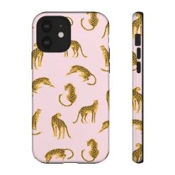 Printify Accessories Pink Leopards Tough Phone Case