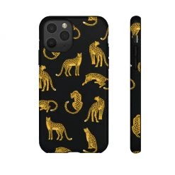 Printify Black Leopards Tough Phone Case