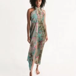 Harlow & Lloyd Vintage Bird & Tropical Palm Swim Cover Up