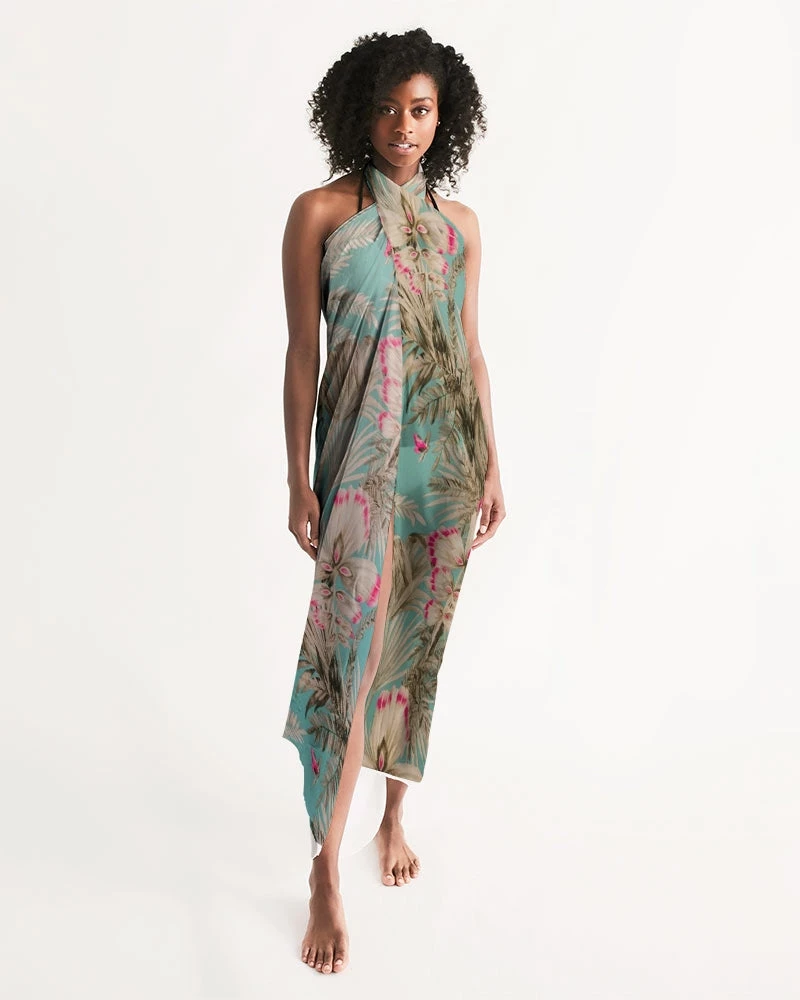 Harlow & Lloyd Vintage Bird & Tropical Palm Swim Cover Up 4 Harlow & Lloyd Vintage Bird & Tropical Palm Swim Cover Up