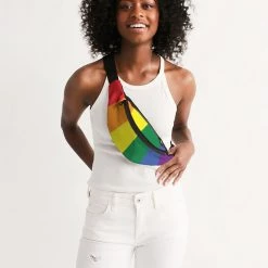 Harlow & Lloyd Rainbow Pride Crossbody Sling Bag