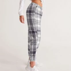 Harlow & Lloyd Black & White Tartan Check Lightweight Women's Track Pants Pants & Joggers 11 Harlow & Lloyd Black & White Tartan Check Lightweight Women's Track Pants Pants & Joggers