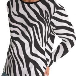 Harlow & Lloyd T Shirts & Tanks Zebra Print Men's Long Sleeve Tee