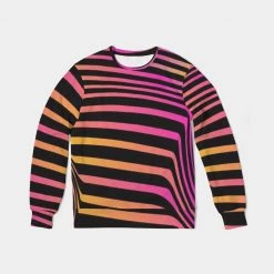 Harlow & Lloyd Sweatshirts & Pullovers Neon Sunrise Classic French Terry Crewneck Pullover Sweatshirt
