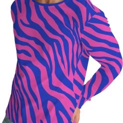 Harlow & Lloyd Electric Zebra Men's Long Sleeve Tee T Shirts & Tanks