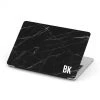 Harlow & Lloyd Personalized Macbook Hard Shell Case - Black Marble