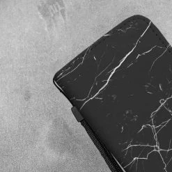 Wc-fulfillment Black Marble Phone Wallet Case Phone Cases