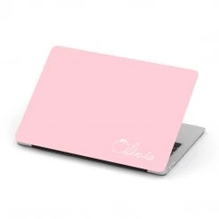 Harlow & Lloyd Personalized Macbook Hard Shell Case - Blush Pink