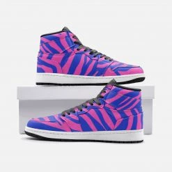 Harlow & Lloyd Shoes Electric Zebra Unisex Sneakers