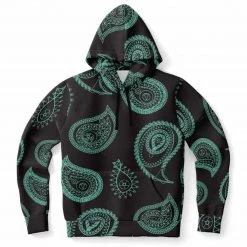 Subliminator Mint Paisley Unisex Hoodie Hoodies