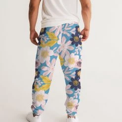 Harlow & Lloyd Pants & Joggers Blue Frisky Floral Men's Lightweight Track Pants