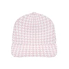 ThisNew Pale Pink Large Houndstooth Cap Accessories