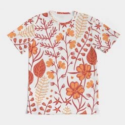 Harlow & Lloyd T Shirts & Tanks Orange Retro Garden Men's Tee