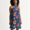 Harlow & Lloyd Wild Orange Vines Women's Halter Dress 2 Harlow & Lloyd Wild Orange Vines Women's Halter Dress