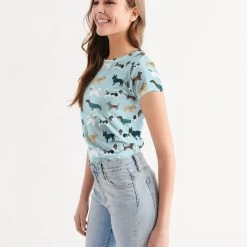 Harlow & Lloyd Dog Pawty Women's Tee