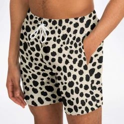 Subliminator Men Cheetah Print Swim Shorts
