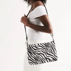 Harlow & Lloyd Zebra Print Daily Zip Pouch Bags