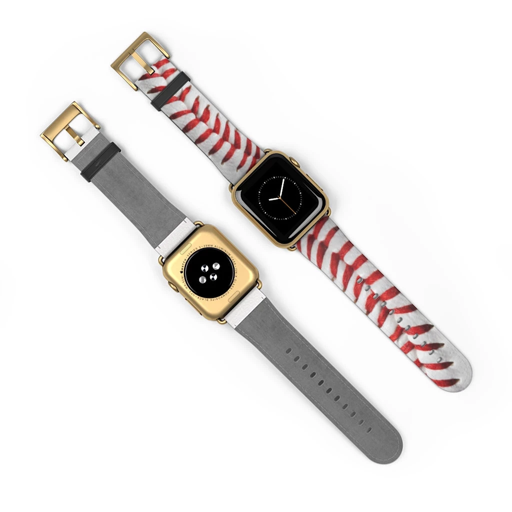 Printify Baseball Seam Apple Watch Band Accessories 13 Printify Baseball Seam Apple Watch Band Accessories
