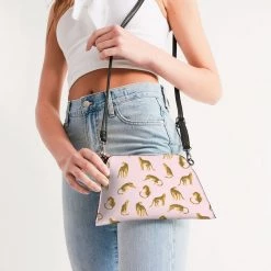 Harlow & Lloyd Pink Leopards Wristlet Bags