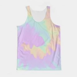 Harlow & Lloyd T Shirts & Tanks Lilac Mint Tie Dye Men's Tank