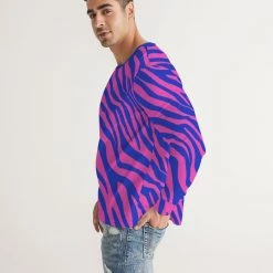 Harlow & Lloyd Electric Zebra Men's Long Sleeve Tee T Shirts & Tanks