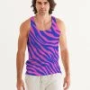 Harlow & Lloyd Electric Zebra Men's Tank T Shirts & Tanks