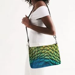 Harlow & Lloyd Vivid Peacock Daily Zip Pouch