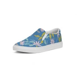 Harlow & Lloyd Parisian Blue Floral Women's Slip-On Canvas Shoe